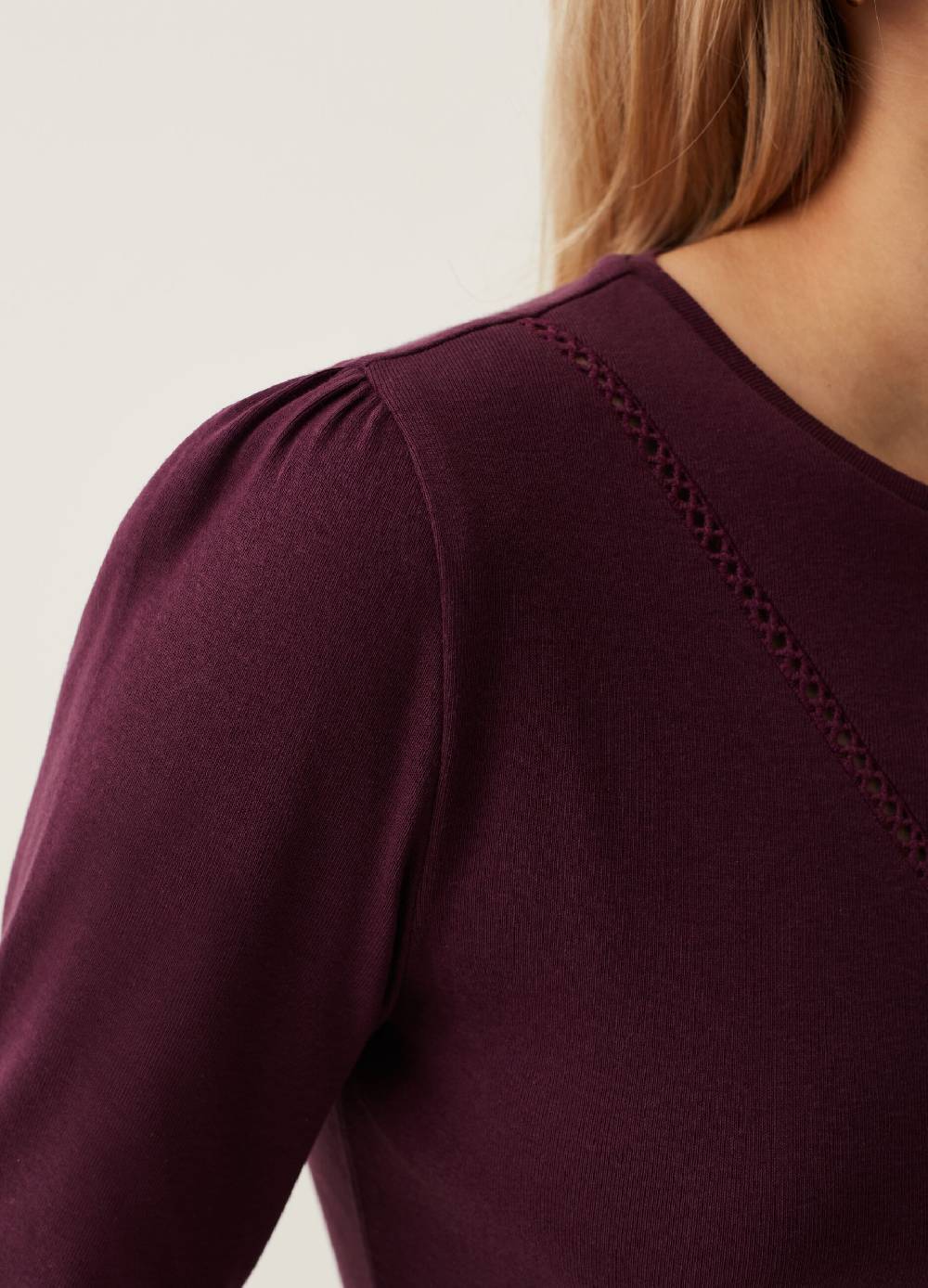 OVS T-shirt Con Dettaglio Traforato