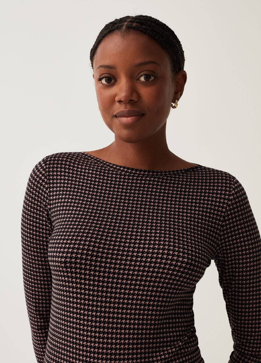 OVS T-shirt Con Scollo A Barchetta Fantasia