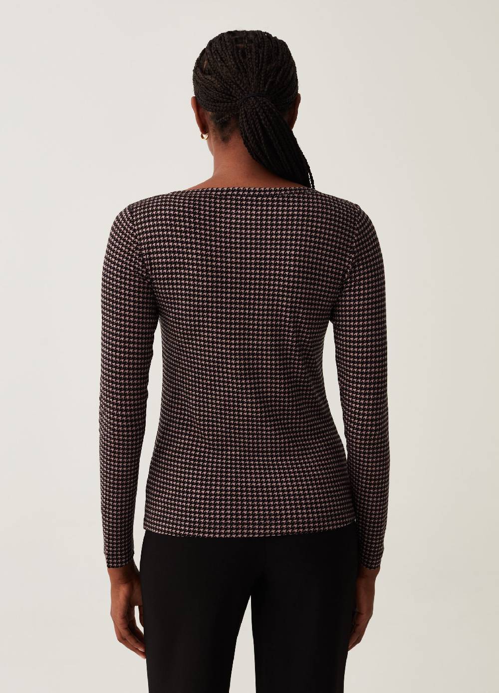 OVS T-shirt Con Scollo A Barchetta Fantasia