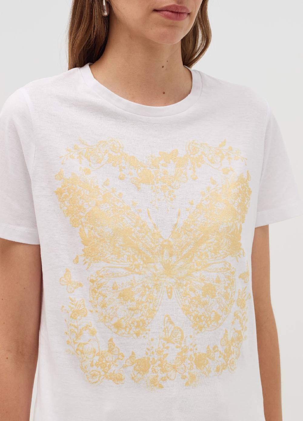 OVS T-shirt Con Stampa Farfalle E Fiori