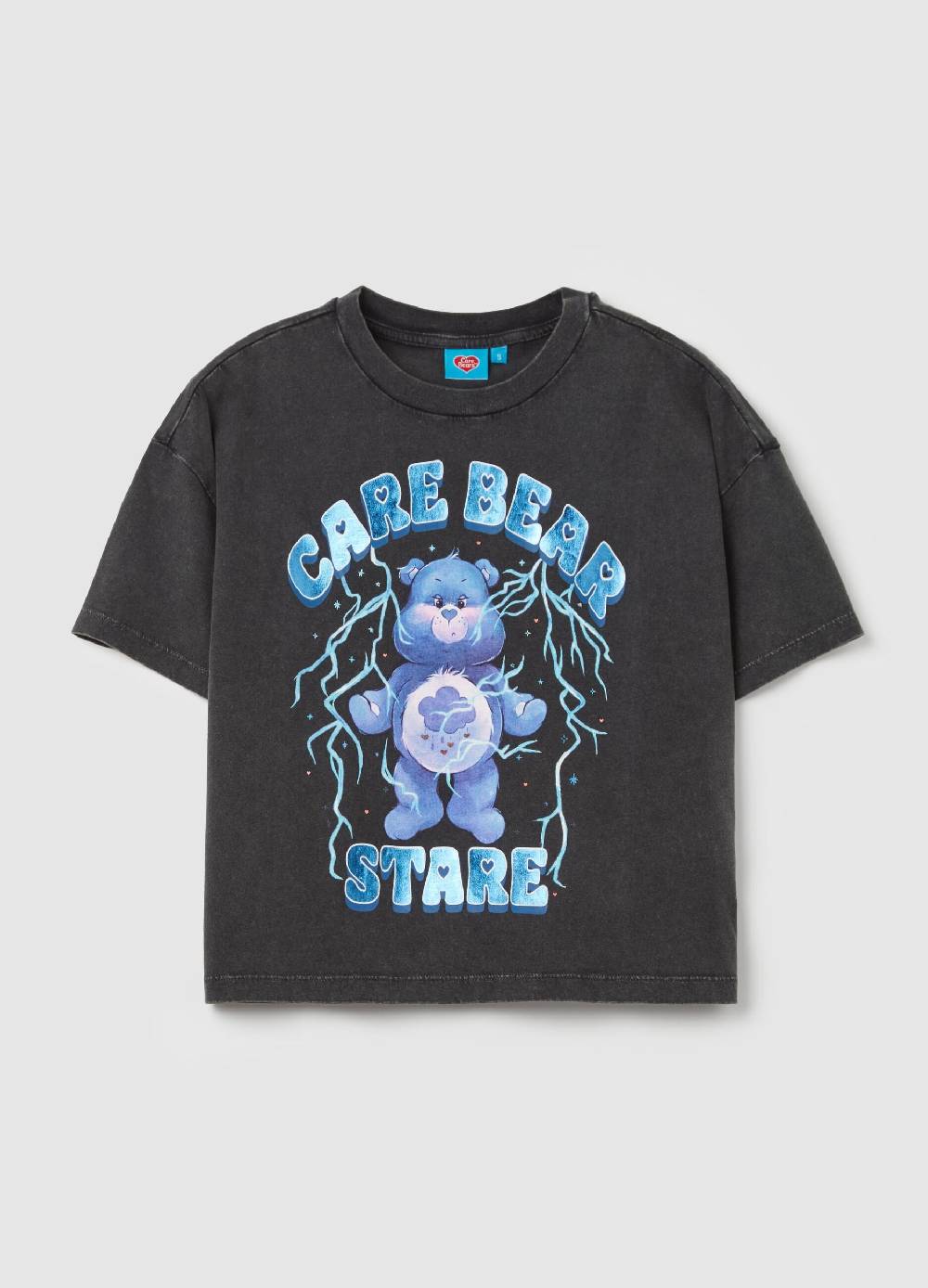 OVS T-shirt crop stampa "Care Bear Stare"