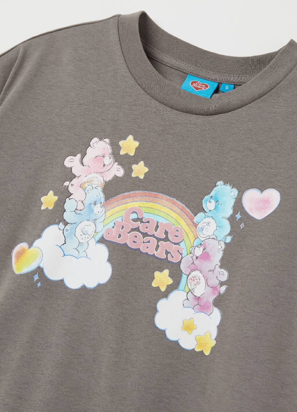 OVS T-shirt Crop Stampa "Care Bears"
