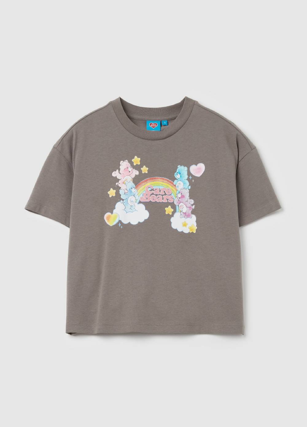 OVS T-shirt crop stampa "Care Bears"