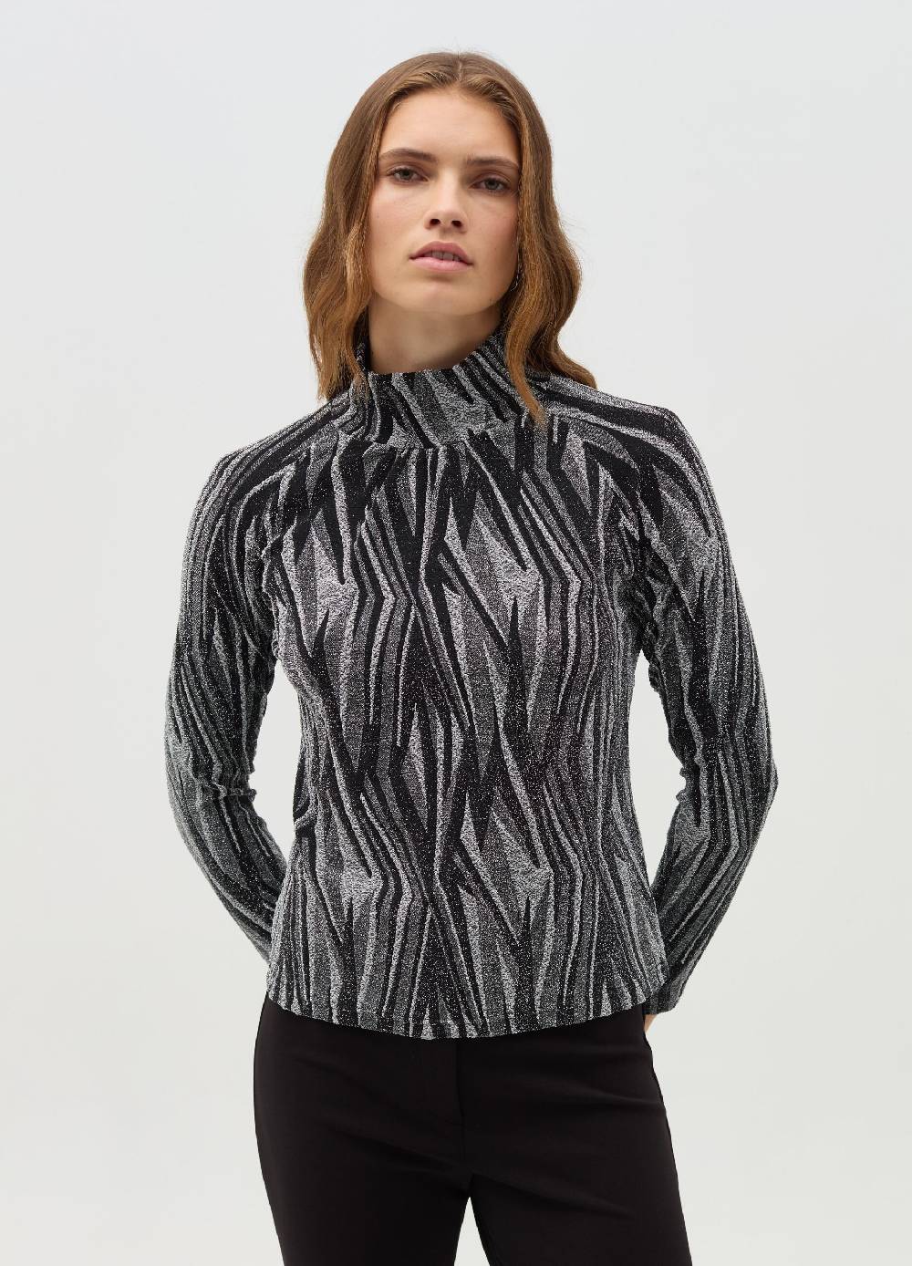 OVS T-shirt Fantasia Geometrica Con Lurex