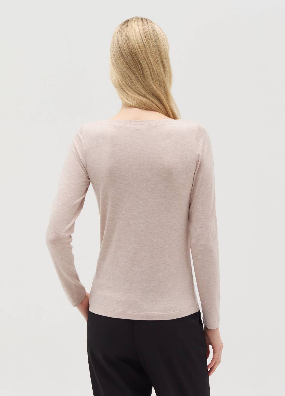 OVS T-shirt In Viscosa Stretch Con Scollo A Barca