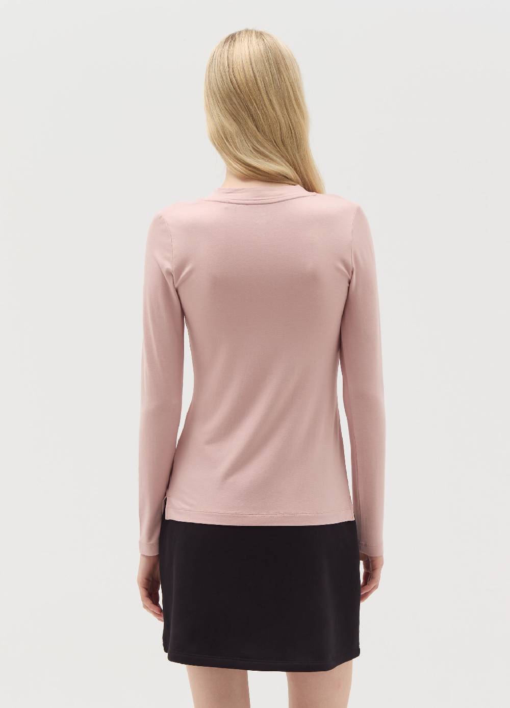 OVS T-shirt In Viscosa Stretch Con Scollo A V