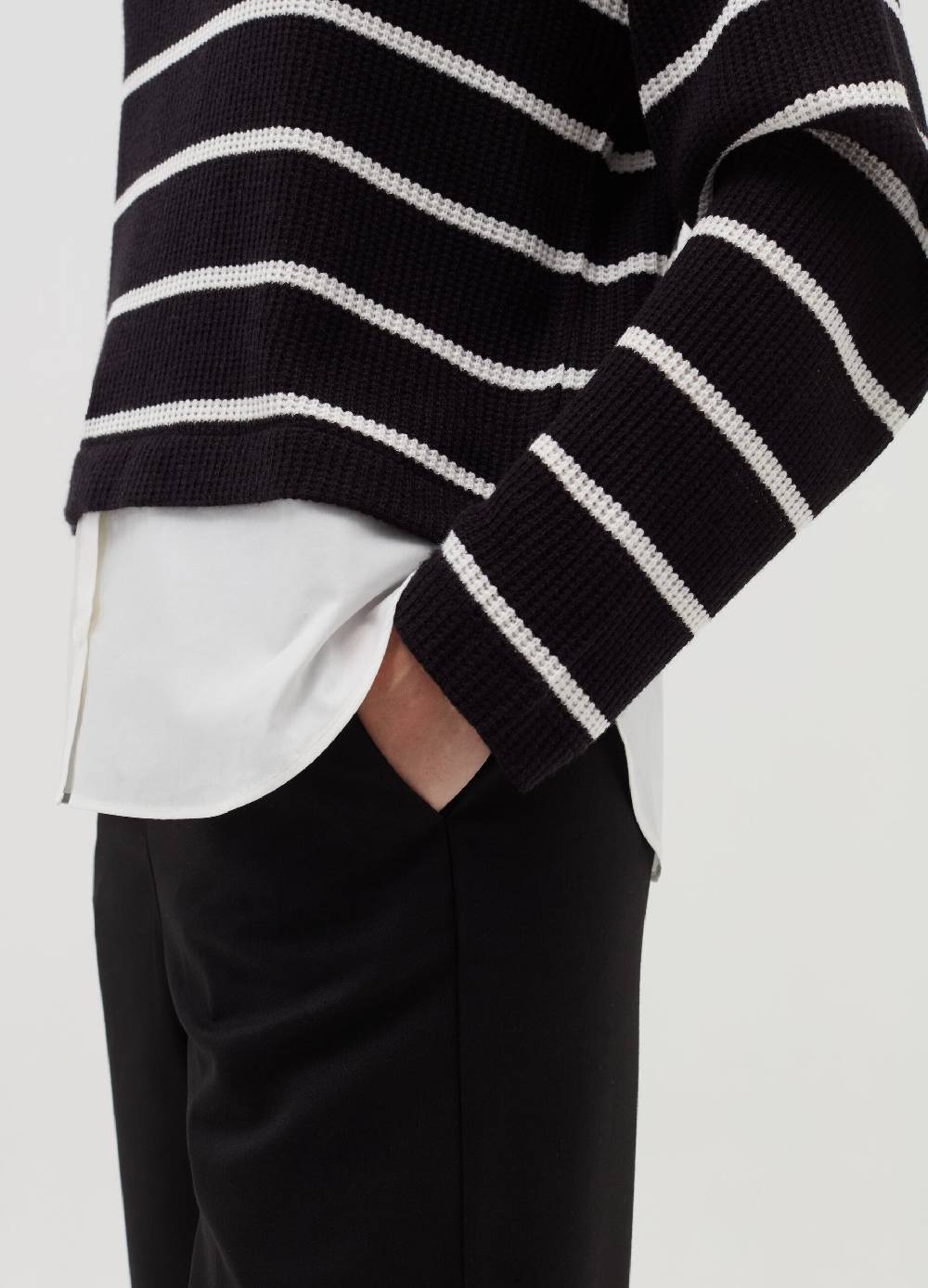 OVS T-shirt Maniche Lunghe Con Micro Trama Waffle