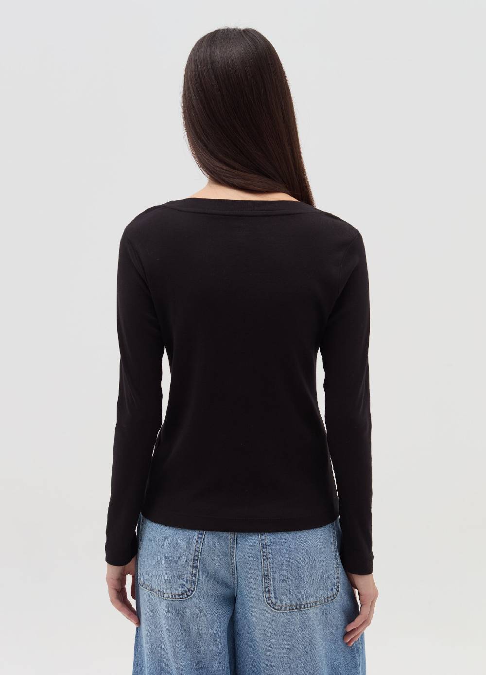 OVS T-shirt Maniche Lunghe Scollo Serafino