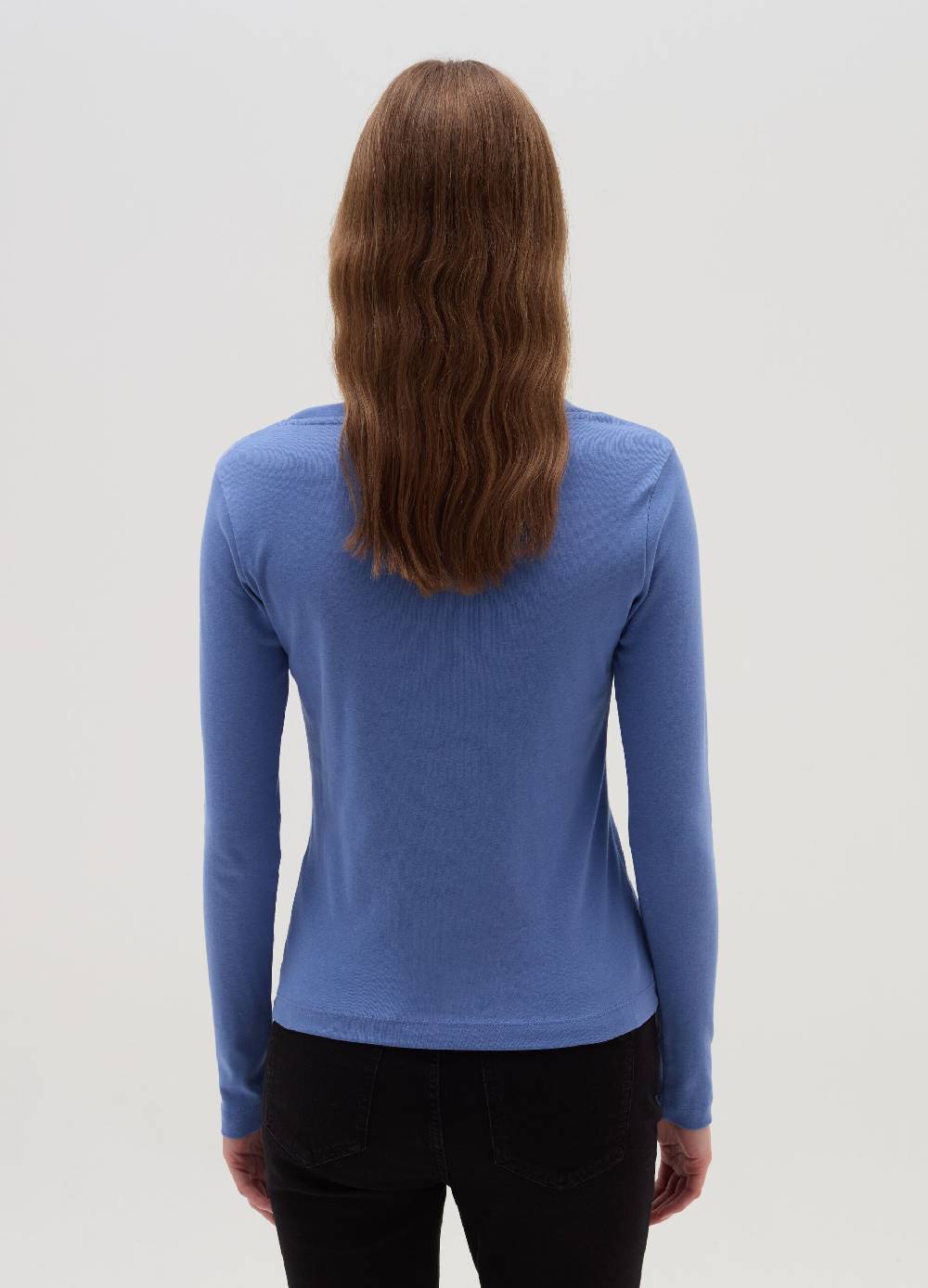 OVS T-shirt Maniche Lunghe Scollo Serafino