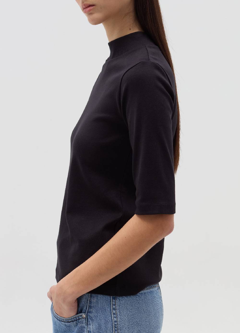 OVS T-shirt Mock Neck Con Maniche Al Gomito