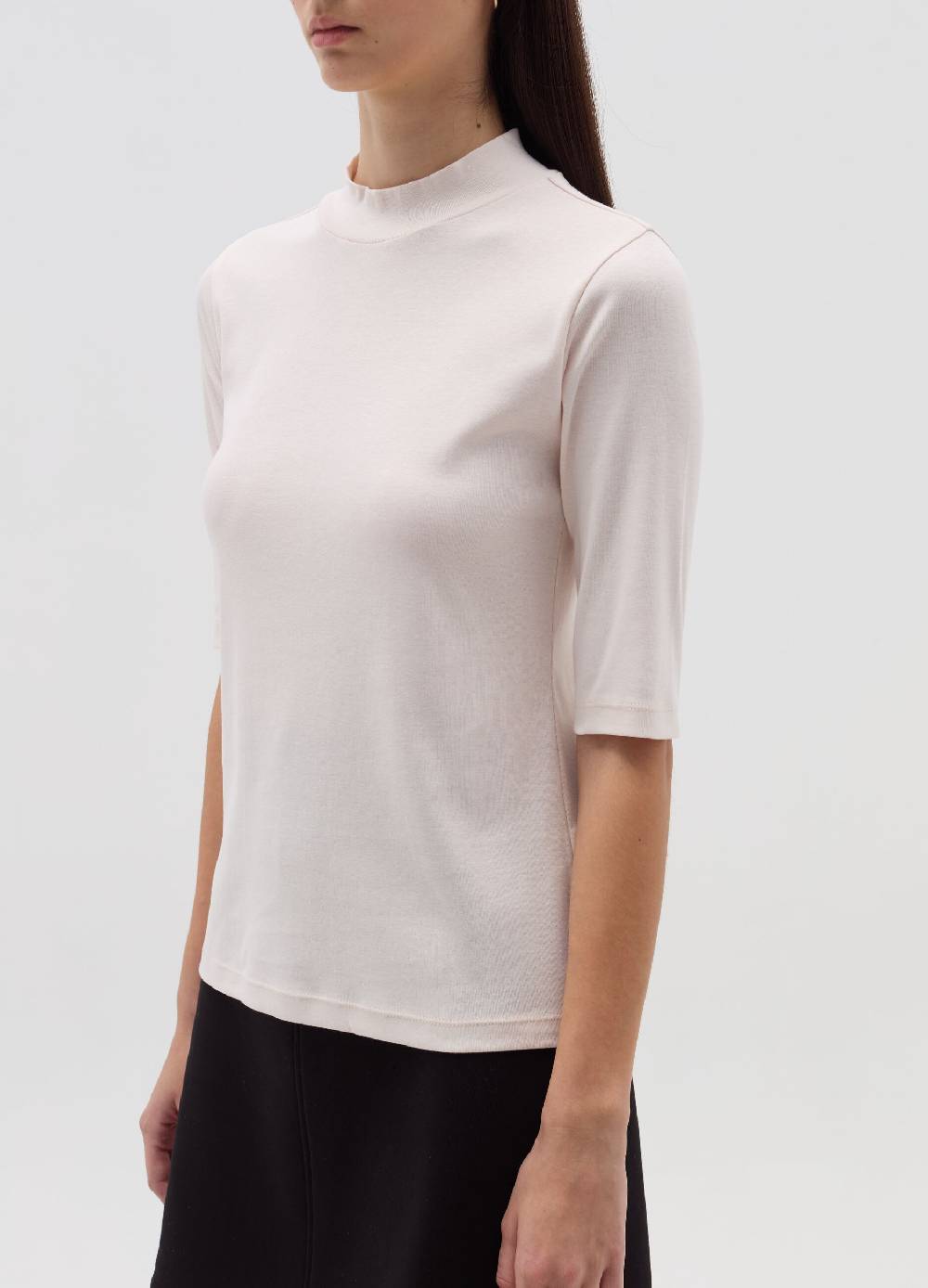 OVS T-shirt Mock Neck Con Maniche Al Gomito