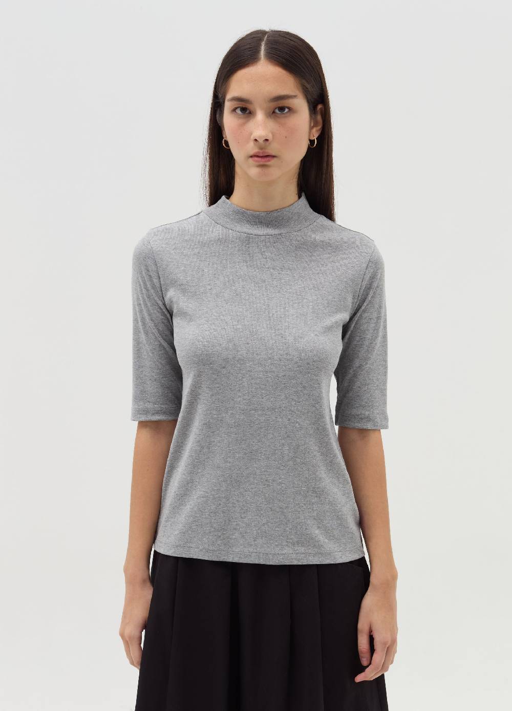 OVS T-shirt Mock Neck Con Maniche Al Gomito