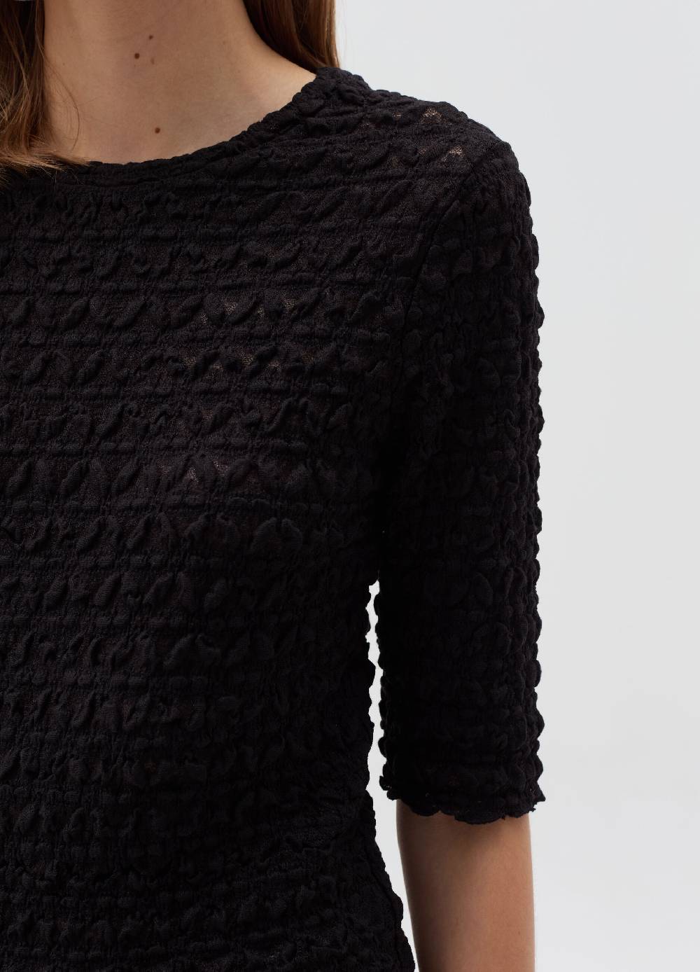 OVS T-shirt Pointelle Con Lavorazione In Rilievo