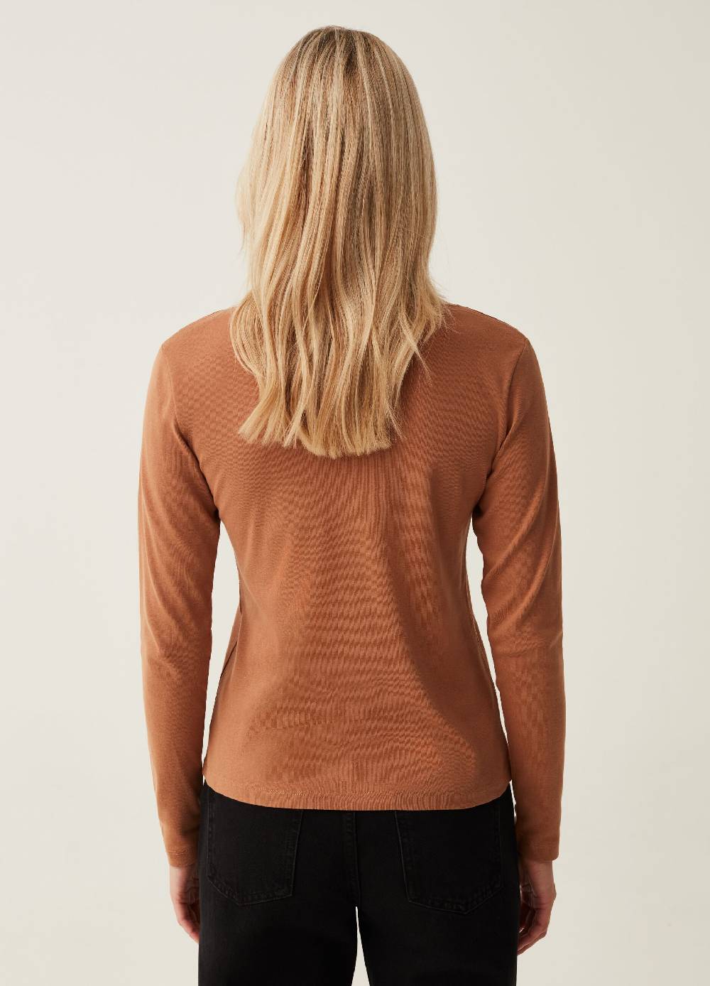 OVS T-shirt Scollo A Barca Con Profilo Ondulato