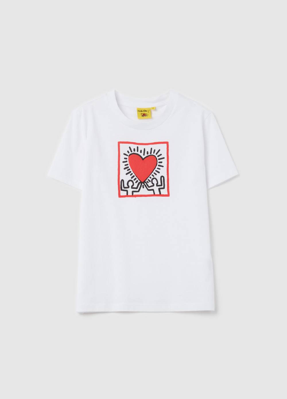 OVS T-shirt stampa Keith Haring "The Heart"