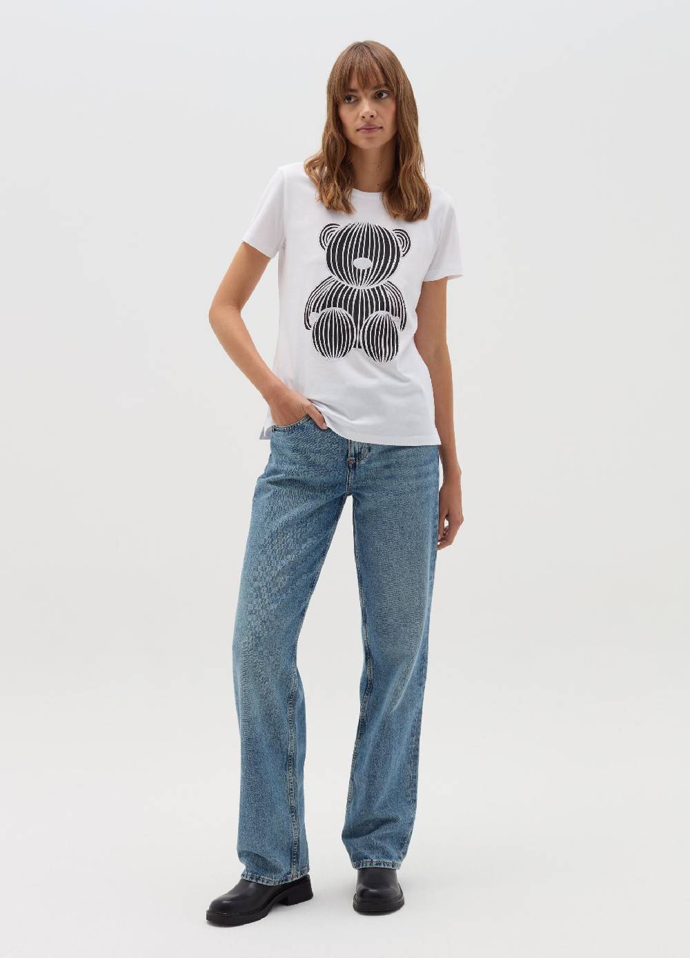 OVS T-shirt Stampa Orso Con Strass