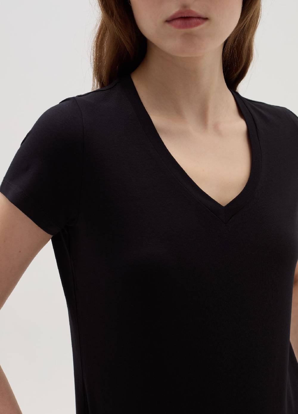 OVS T-shirt Tinta Unita Con Scollo A V