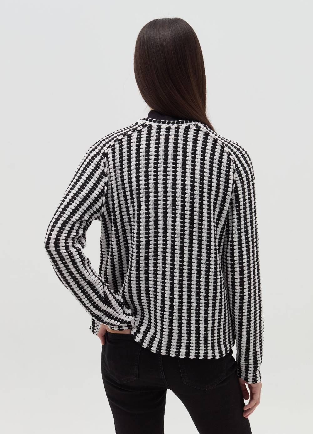 OVS T-shirt Tricot Con Trama Bicolore