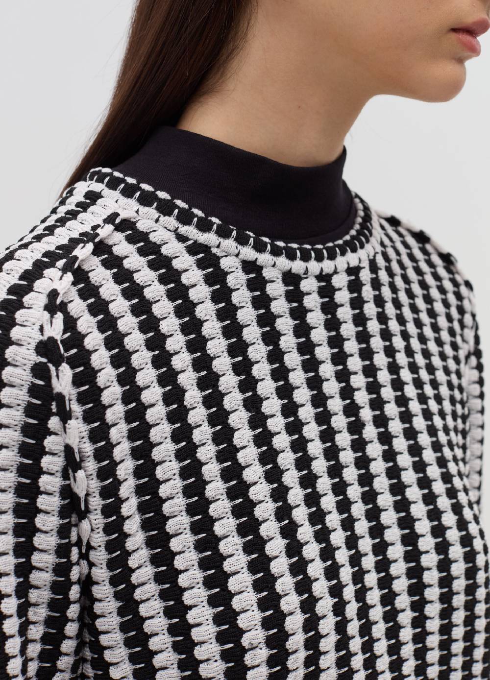 OVS T-shirt Tricot Con Trama Bicolore