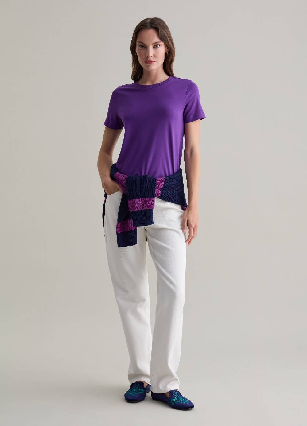 PIOMBO T-shirt in cotone Supima