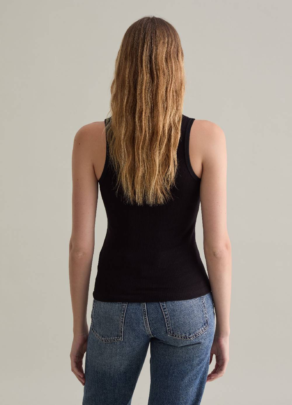 PIOMBO Tank Top In Viscosa Stretch A Costine