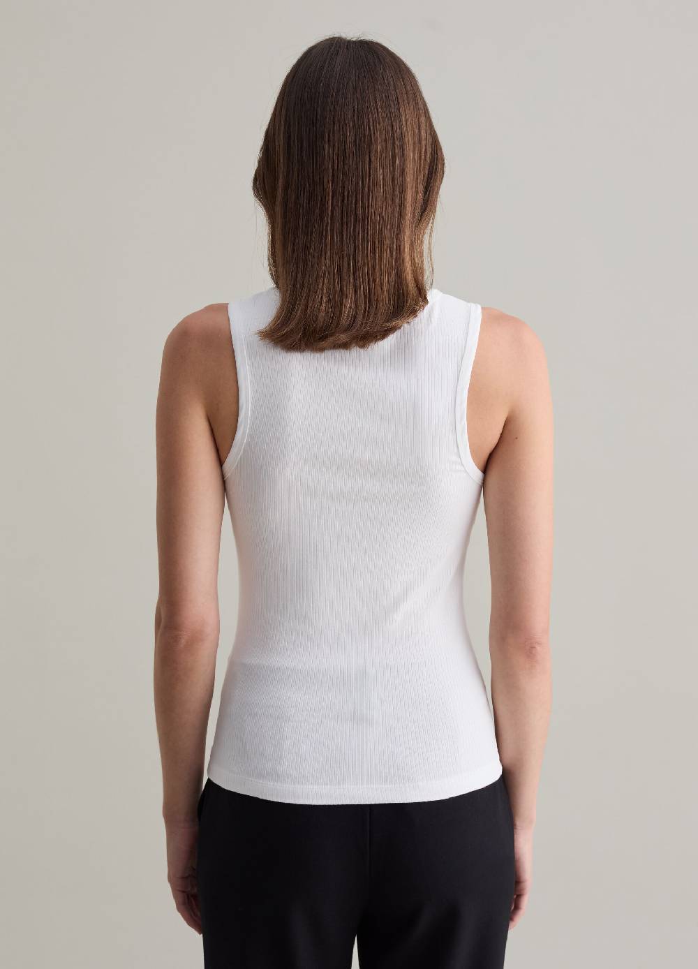 PIOMBO Tank Top In Viscosa Stretch A Costine