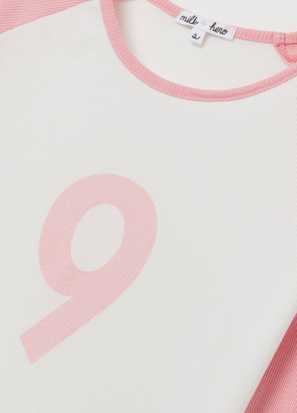MILK+HERO T-shirt A Costine Con Maniche Lunghe Raglan