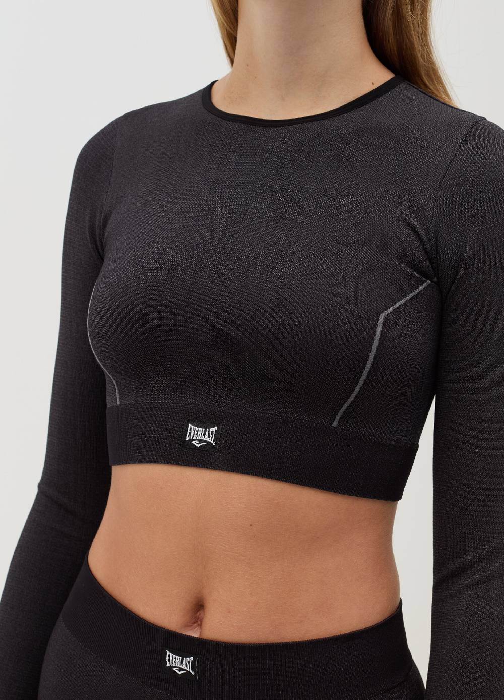 EVERLAST T-shirt A Maniche Lunghe Con Cuciture In Rilievo