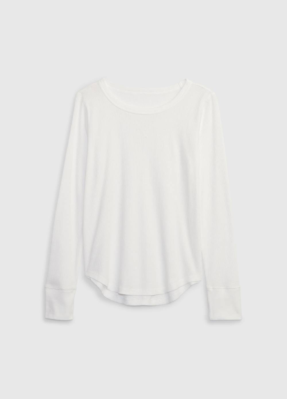 GAP T-shirt Con Micro Trama Waffle A Maniche Lunghe