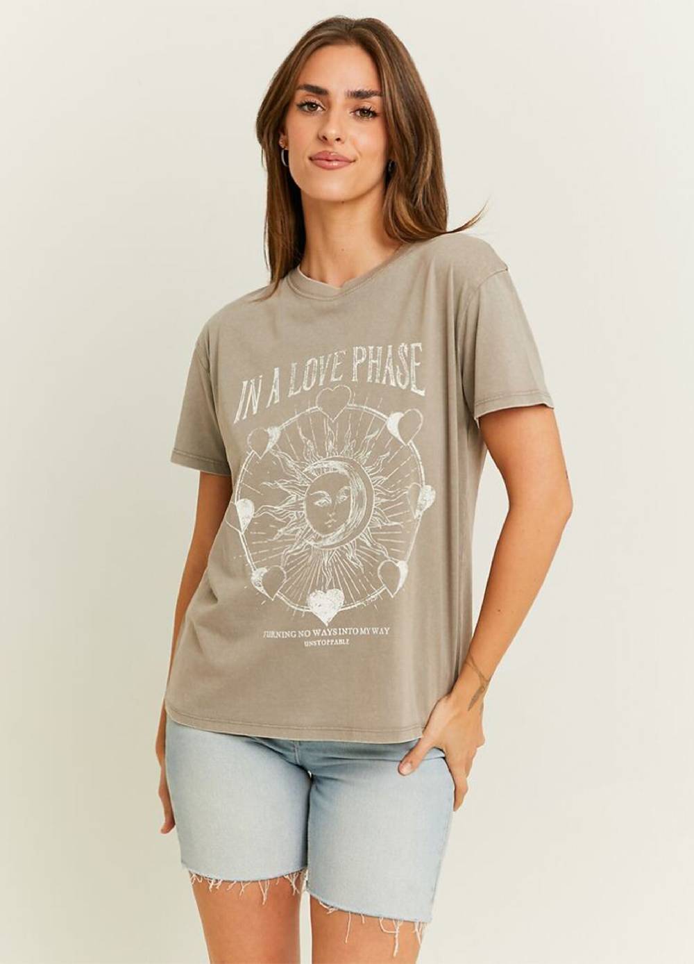 TALLY WEIJL T-shirt in cotone con stampa