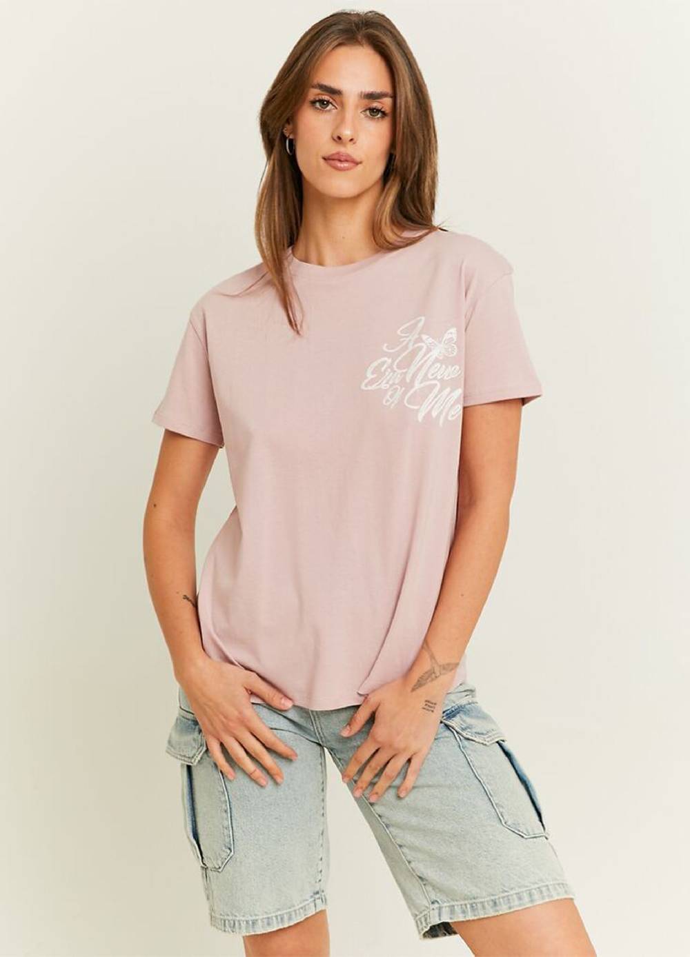 TALLY WEIJL T-shirt in cotone con stampa