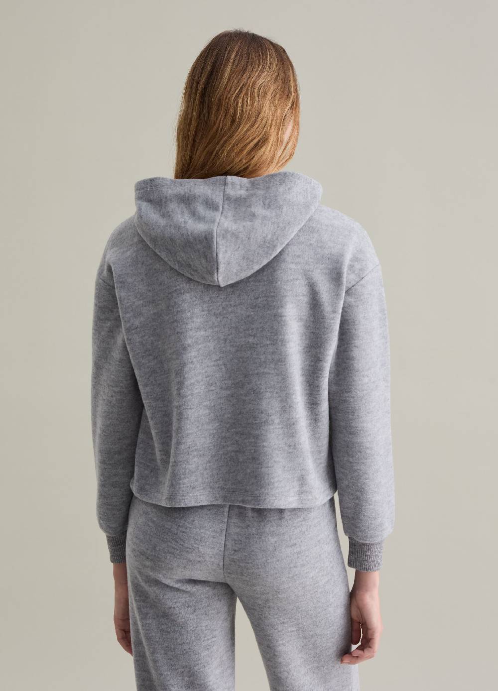 PIOMBO Top In Maglia Con Cappuccio A Maniche Lunghe