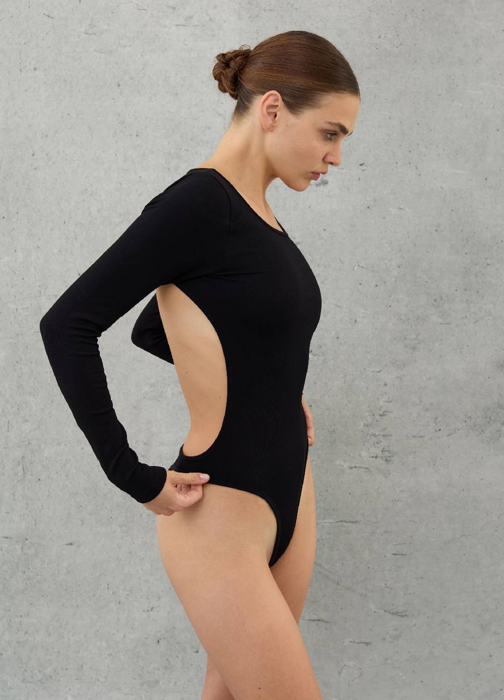 UTOPJA Bodysuit Cut Out Black