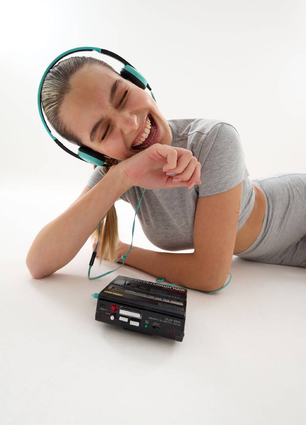 UTOPJA T-shirt Crop Grey Melange