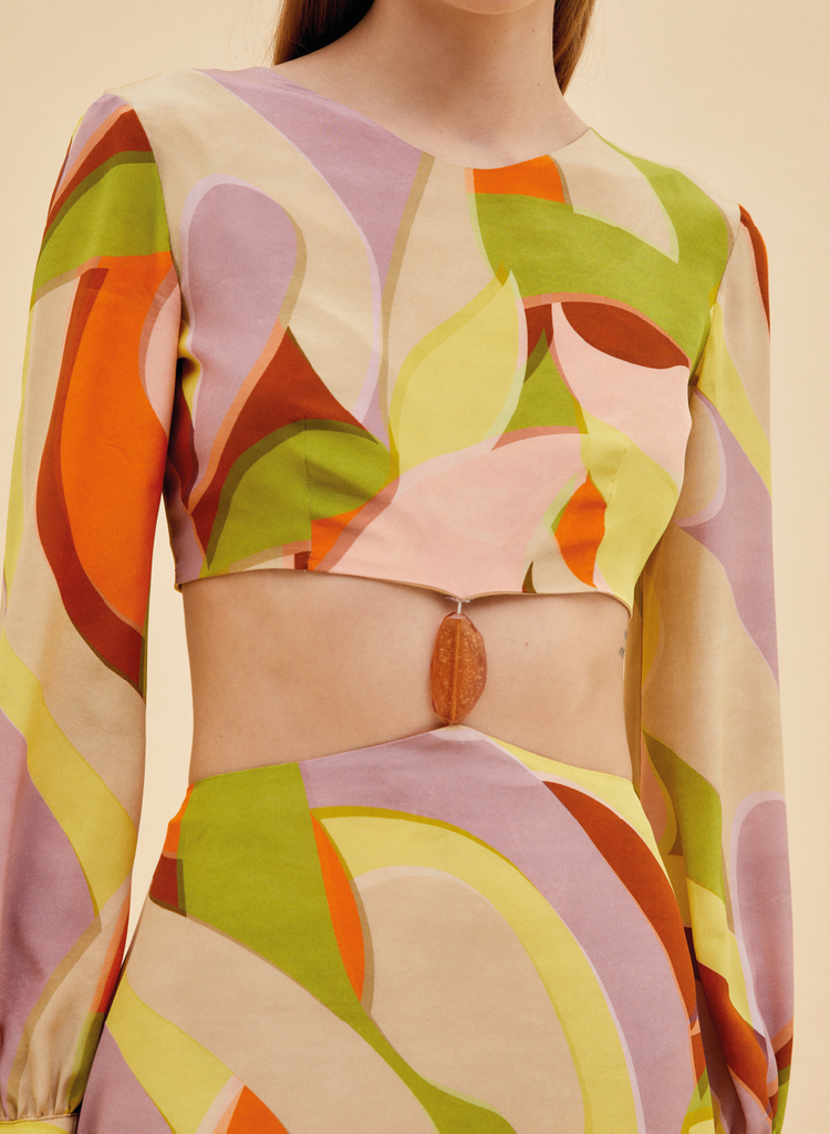 Raquel Diniz FIORALIE LONG DRESS