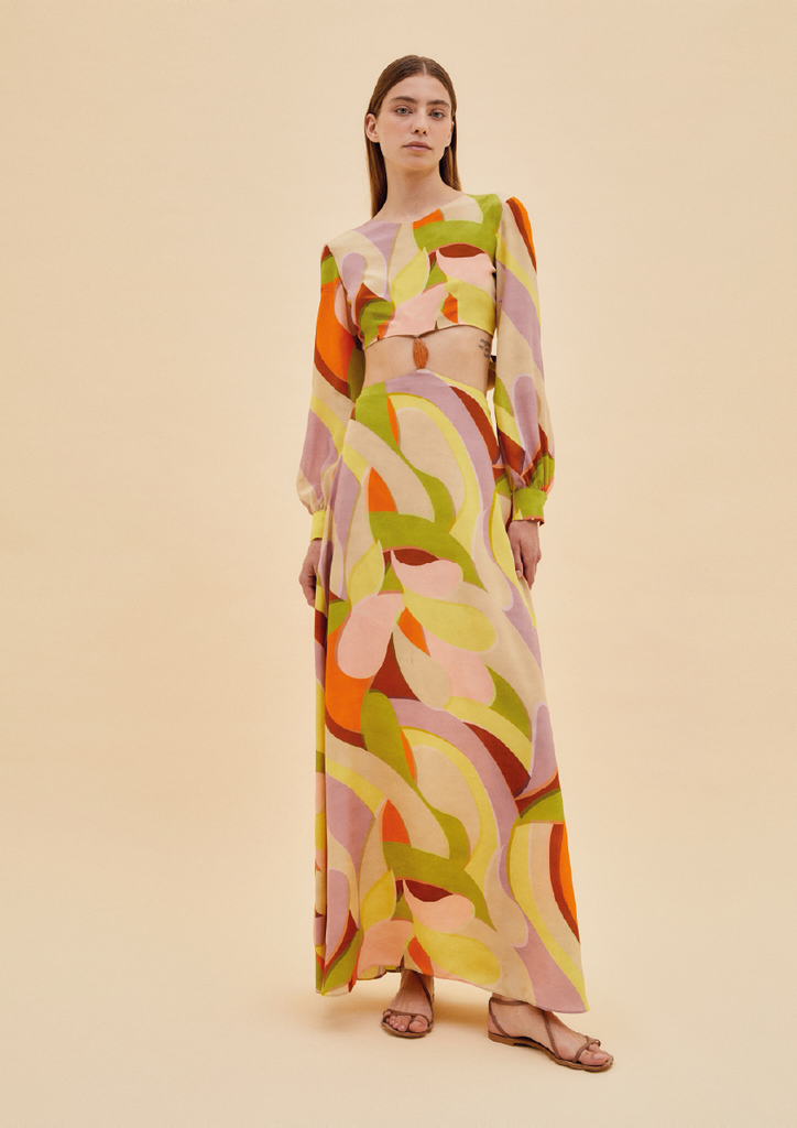 Raquel Diniz FIORALIE LONG DRESS