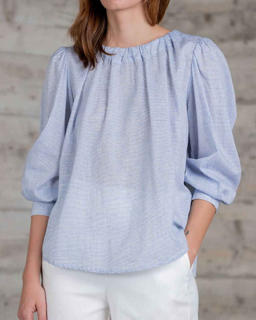 Rialto 48 CAMICIA CON COLLO ARRICCIATO