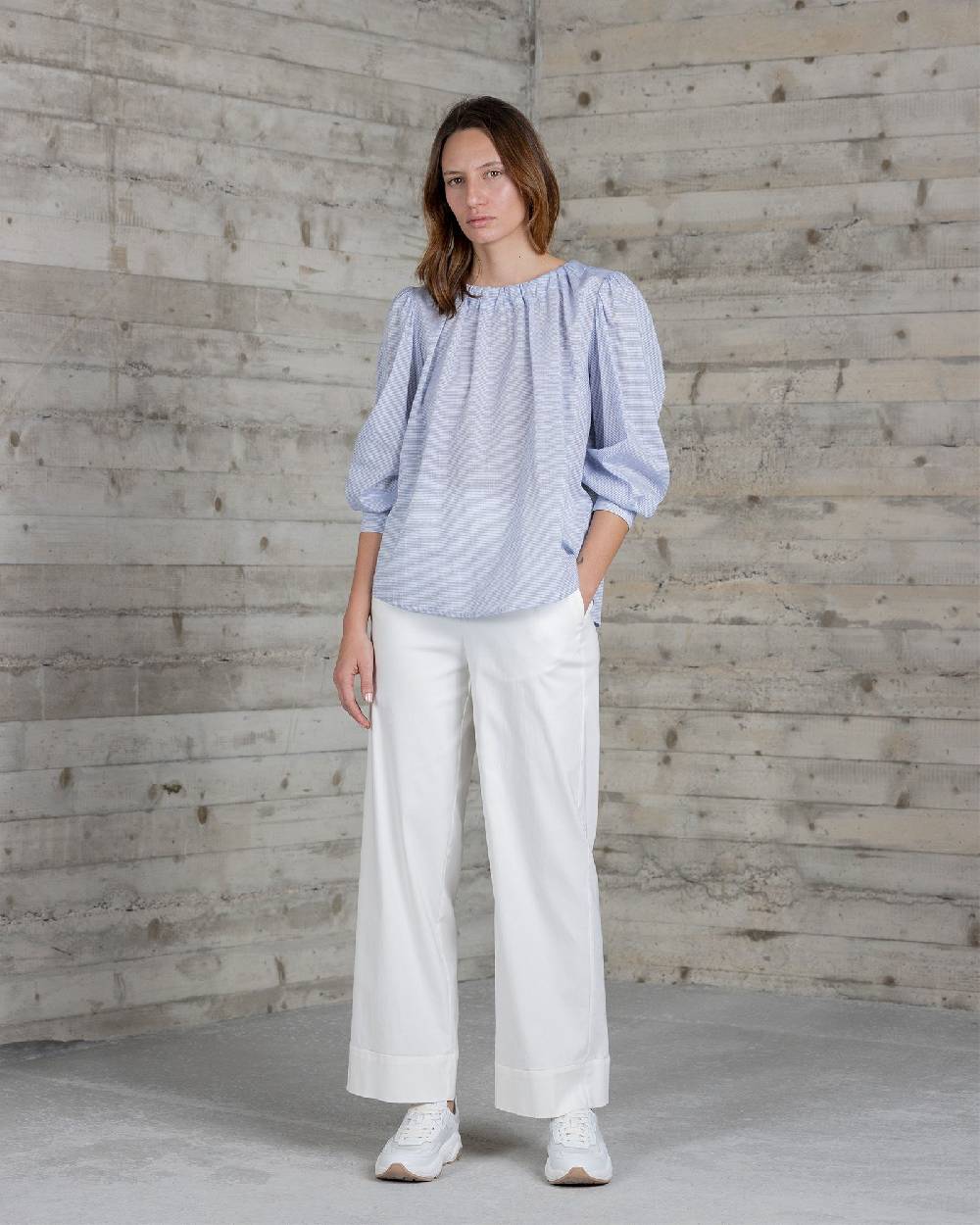 Rialto 48 CAMICIA CON COLLO ARRICCIATO