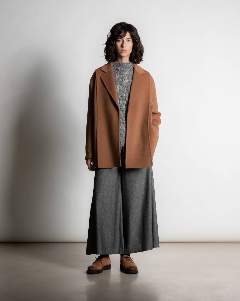 Rialto 48 GIACCONE CON COLLO A SCIARPA