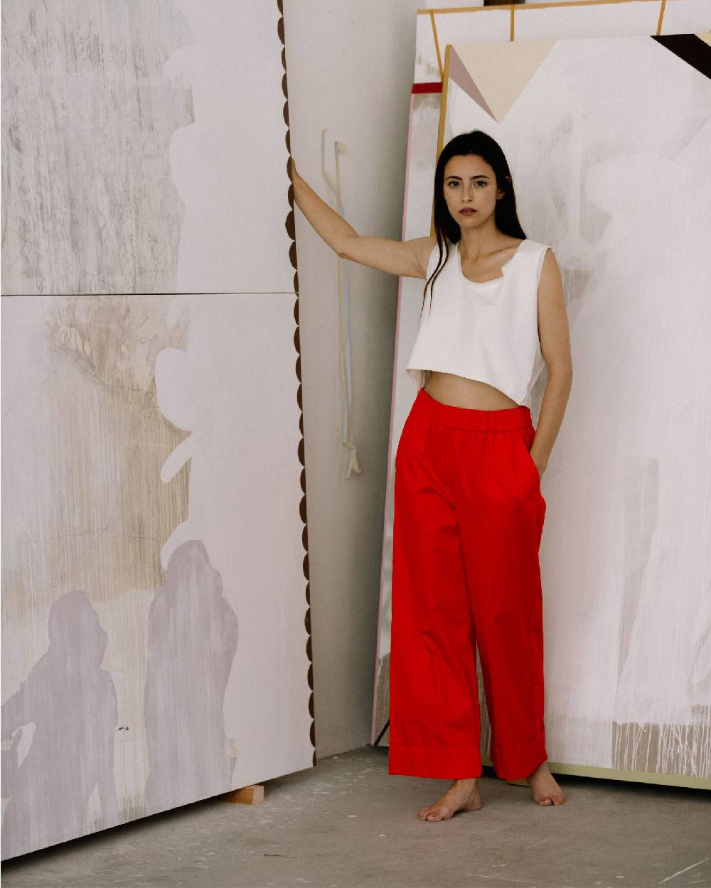 Rialto 48 PANTALONE AMPIO CON TASCA