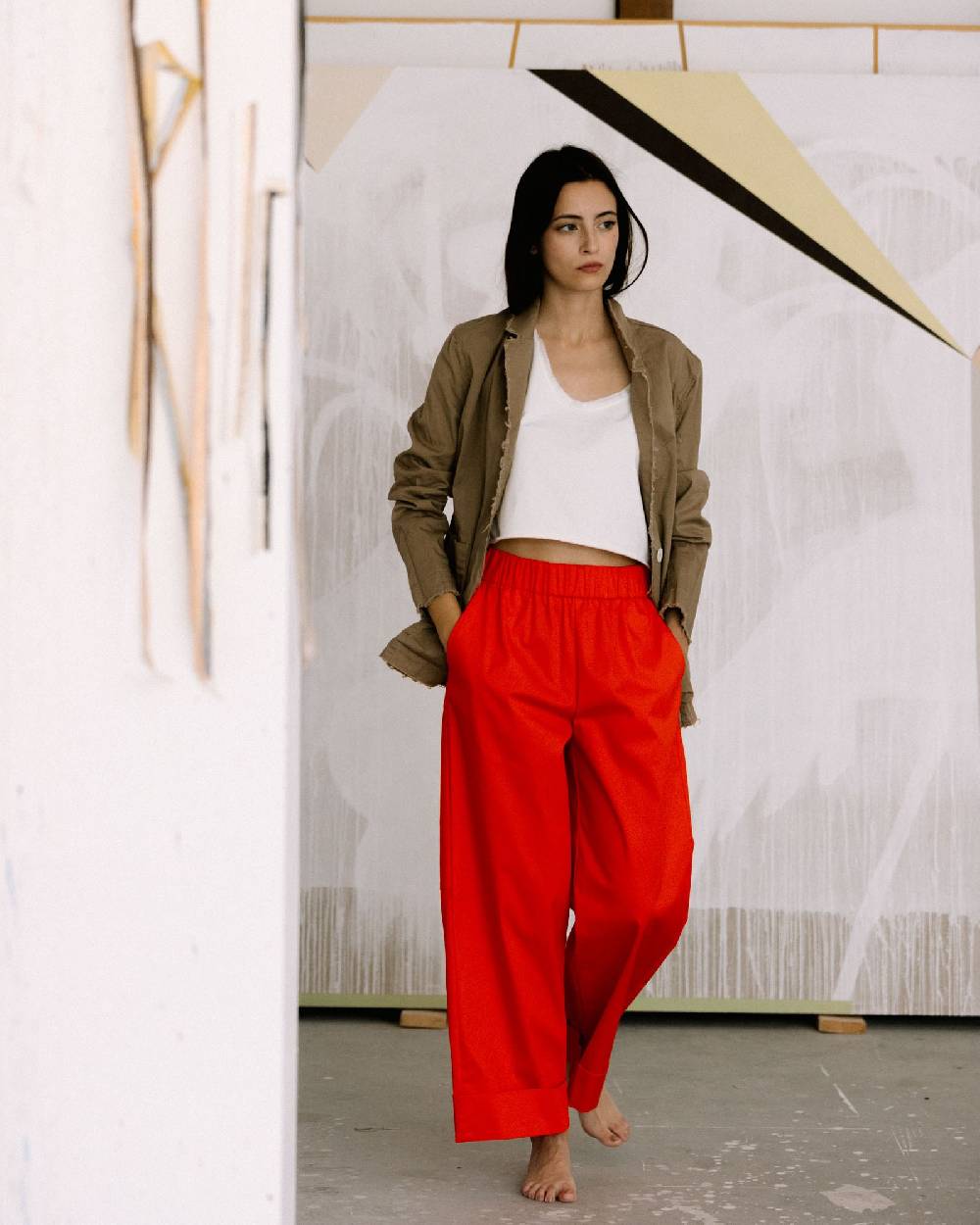 Rialto 48 PANTALONE AMPIO CON TASCA