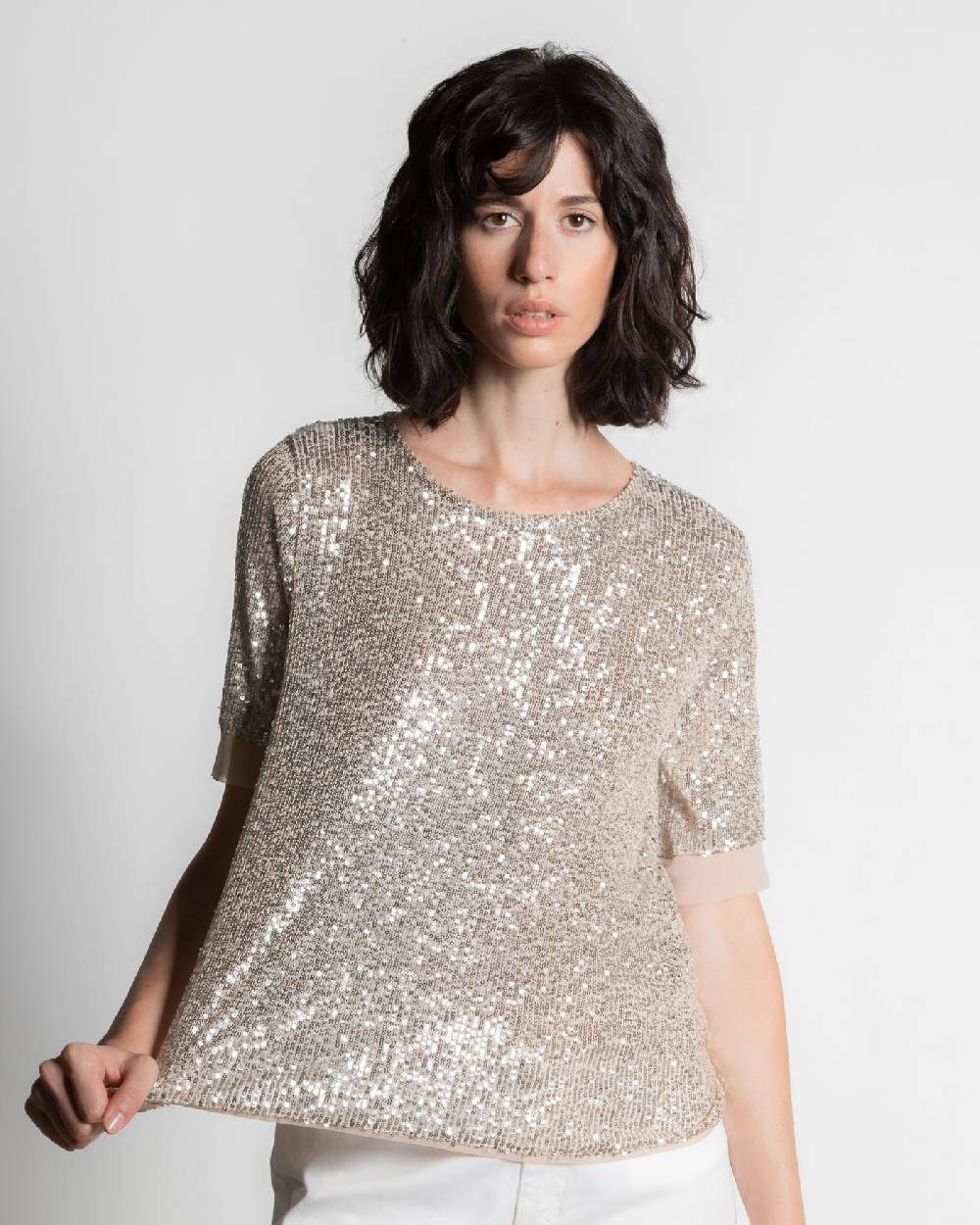 Rialto 48 T-SHIRT CON PAILLETTES