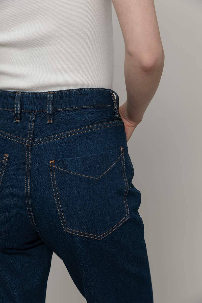 Rifò AGLAIA Pantaloni Jeans Donna Cotone Rigenerato