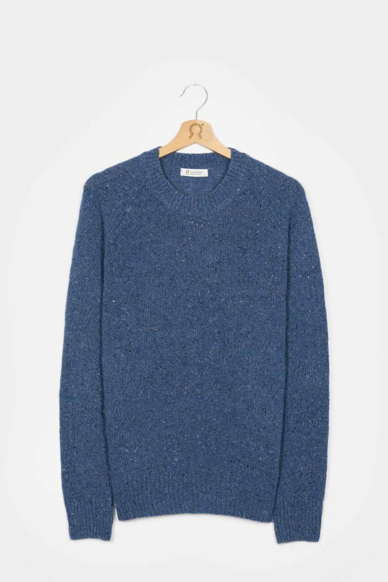 Rifò ALFREDO Maglia Girocollo Unisex Cashmere Rigenerato