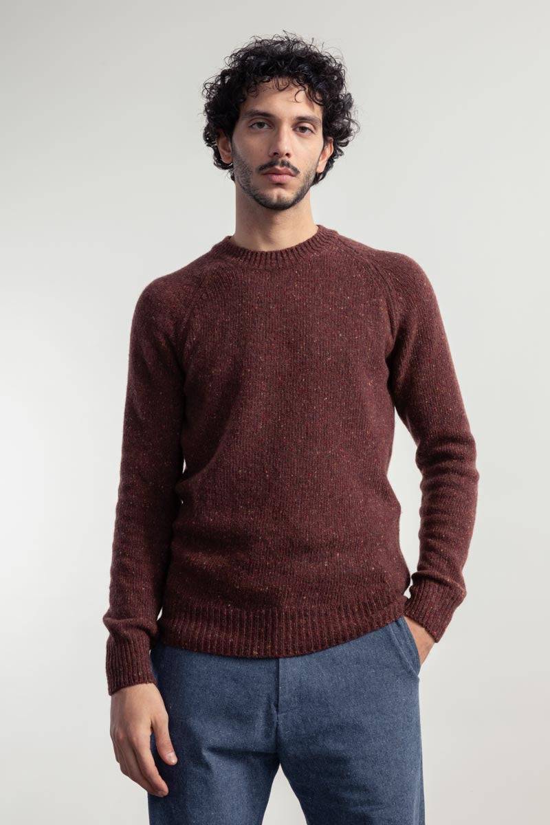 Rifò ALFREDO Maglia Girocollo Unisex Cashmere Rigenerato