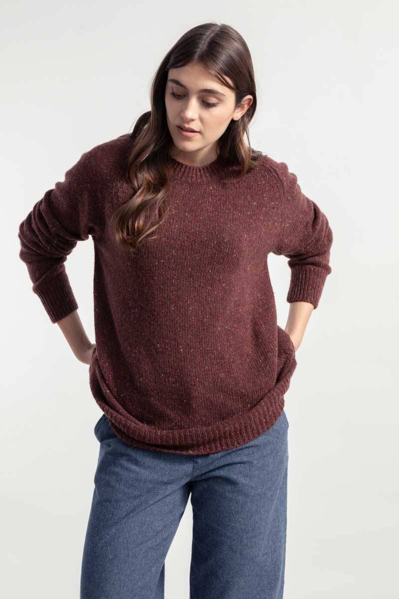 Rifò ALFREDO Maglia Girocollo Unisex Cashmere Rigenerato