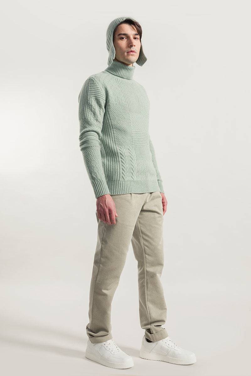 Rifò BARTOLOMEO Maglia Collo Alto Uomo Cashmere Rigenerato