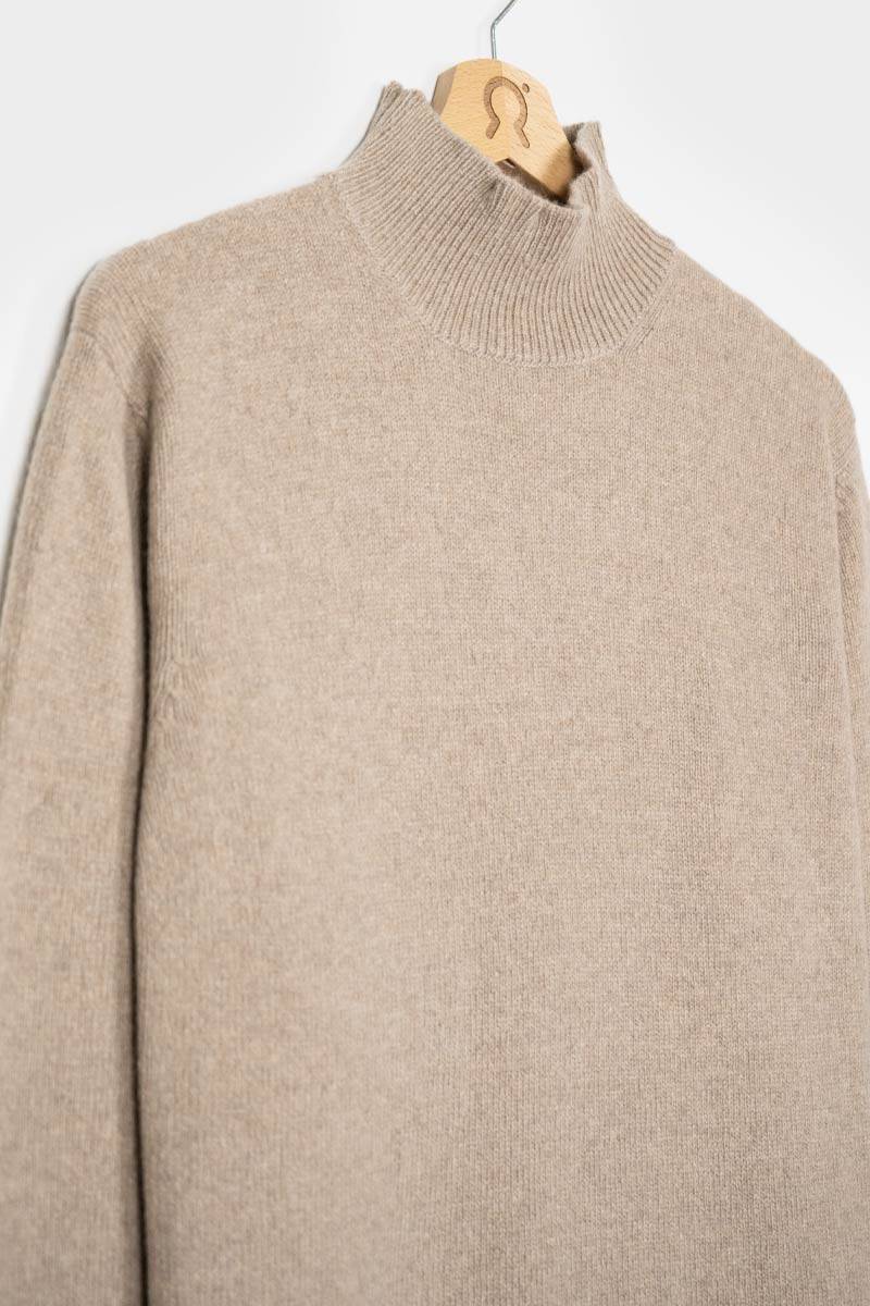 Rifò CLEMENTE Maglia Collo Alto Uomo Cashmere Rigenerato