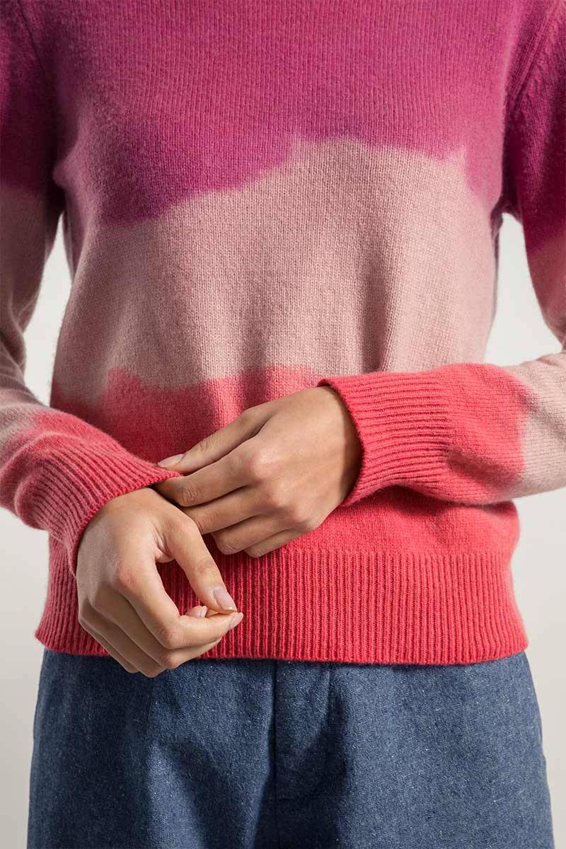 Rifò FIAMMETTA Maglia Girocollo Donna Cashmere Rigenerato