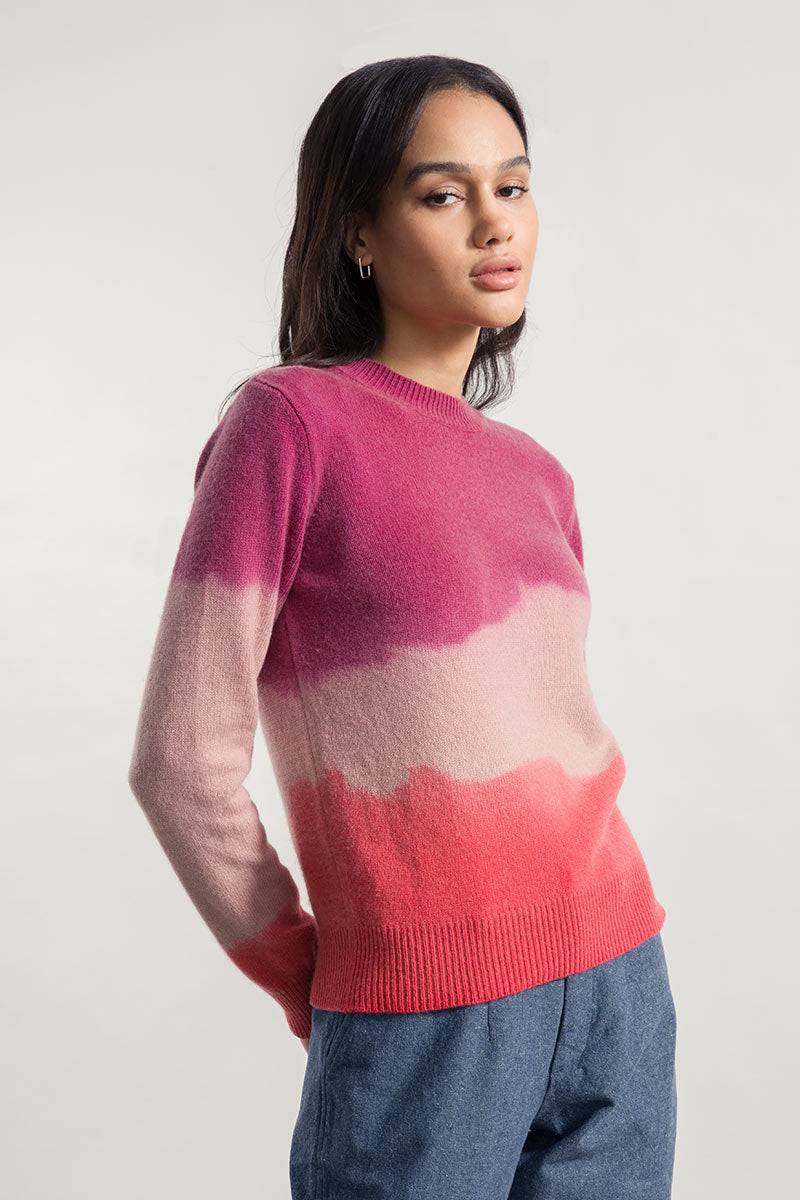 Rifò FIAMMETTA Maglia Girocollo Donna Cashmere Rigenerato